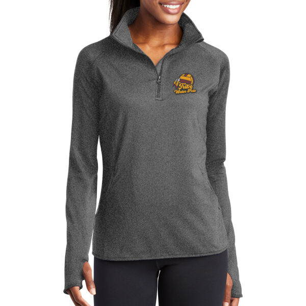 Sport-Tek Women's Sport-Wick Stretch 1/4-Zip Pullover Thumbnail
