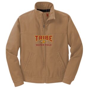 Washed Duck Cloth Flannel Lined Work Jacket Thumbnail