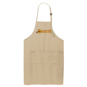 Easy Care Extra Long Bib Apron with Stain Release Thumbnail