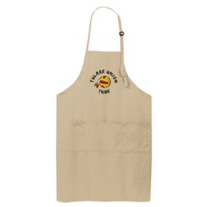 Easy Care Extra Long Bib Apron with Stain Release Thumbnail