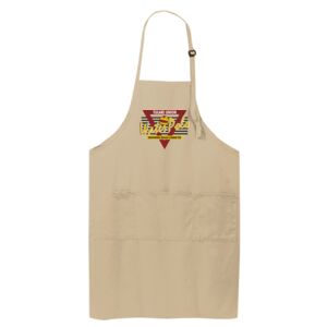 Easy Care Extra Long Bib Apron with Stain Release Thumbnail