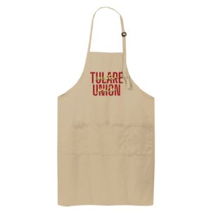Easy Care Extra Long Bib Apron with Stain Release Thumbnail
