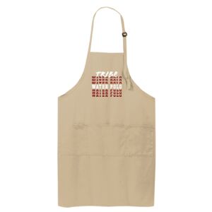 Easy Care Extra Long Bib Apron with Stain Release Thumbnail