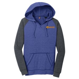 Women's Lightweight Fleece Raglan Hoodie Thumbnail