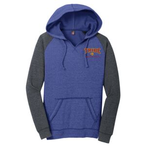 Women's Lightweight Fleece Raglan Hoodie Thumbnail